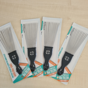 Metal Afro comb